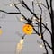 5ft. Pre-Lit Artificial Halloween Pumpkins and Skulls Ornament Tree with 72 Warm White LED Lights